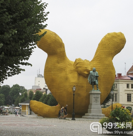 荷兰艺术家Florentijn Hofman的兔子