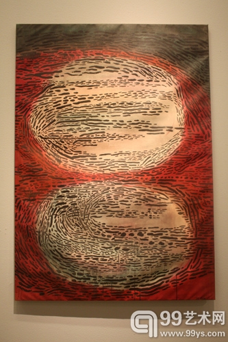 余友涵 布上丙烯 1985-4 161.5 ×114.5cm 1985