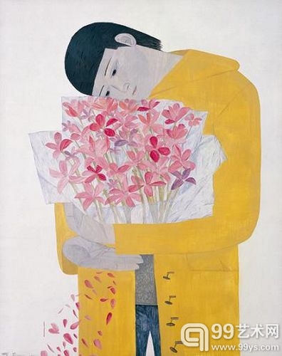 韦嘉《美丽与哀愁都微不足道》2005年 丙烯布面 200×160 cm