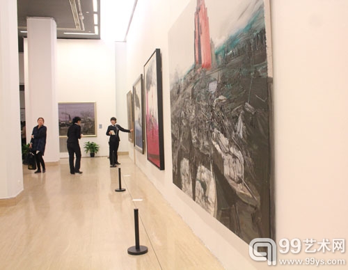追溯-再现 张新权油画作品展现场