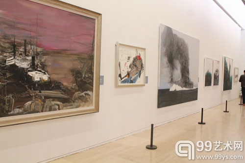 追溯-再现 张新权油画作品展现场