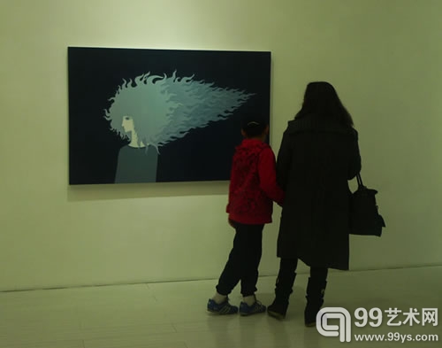 牟林童展览现场