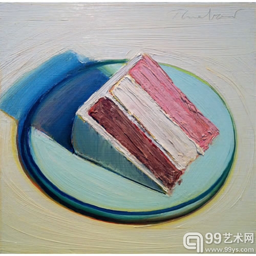 旧金山John Berggruen 画廊，Thiebaud, Wayne: Cake Slice 