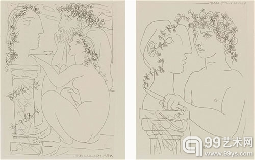 毕加索版画作品