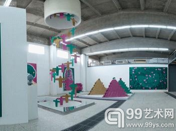 图为艺术家俸正杰ipad作品集360度工作室界面