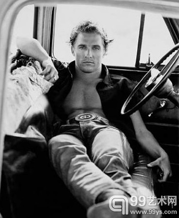 《Matthew McConaughey》，1996，银盐冲印片