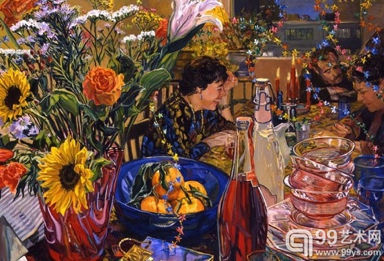 点击进入下一页 艺术家珍妮特-费诗的最新绘画作品展在纽约DC摩尔画廊亮相