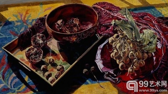 点击进入下一页 艺术家珍妮特-费诗的最新绘画作品展在纽约DC摩尔画廊亮相