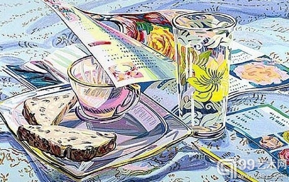 点击进入下一页 艺术家珍妮特-费诗的最新绘画作品展在纽约DC摩尔画廊亮相