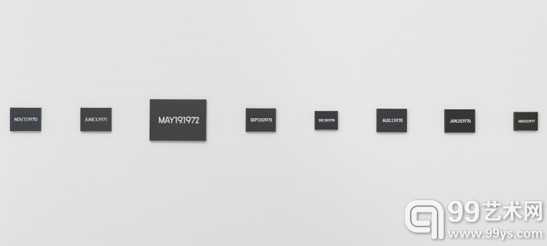 河原温（On Kawara）个展纽约David Zwirner画廊开幕 