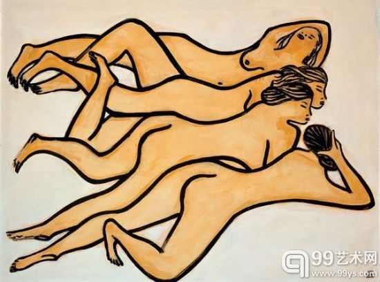 《四裸女》 1950