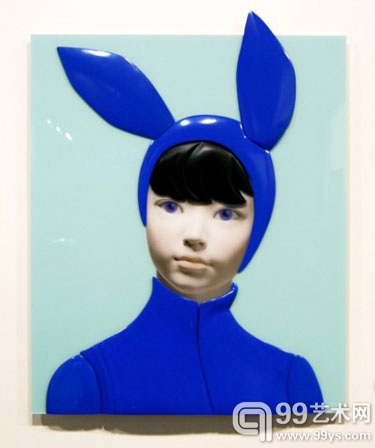 Minkyoung-Kim-The-Camouflagd-rabbit-Lambda-Print,-Saitec,-Plastic--75x90cm-2010