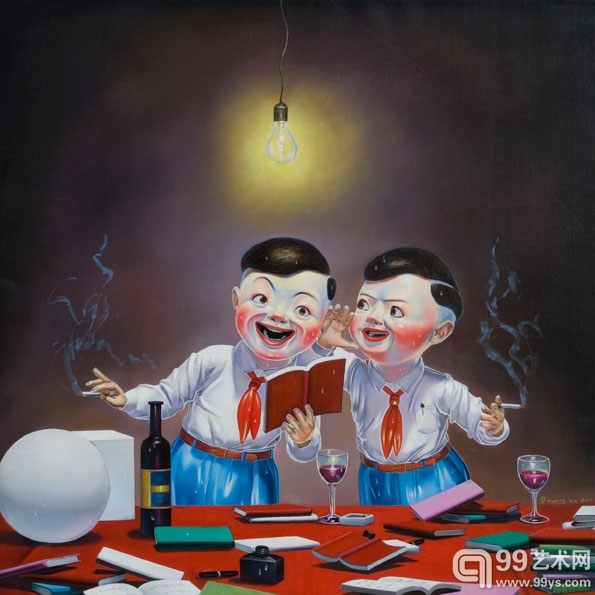 Huang Yin Learning Partner No° 3 2011 Oil on canvas 90 x 90 cm