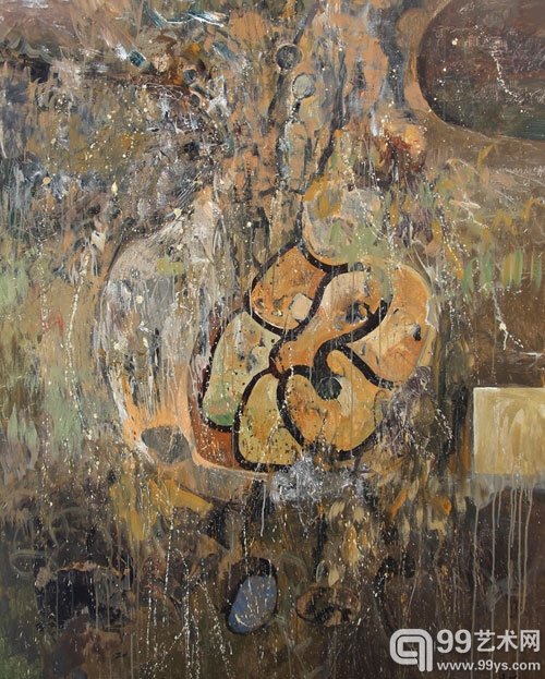 潘 聪《融》 布面丙烯  150×120cm