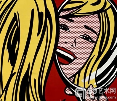 罗伊-李奇登斯坦（Roy Lichtenstein）的作品“Girl with a Mirror”