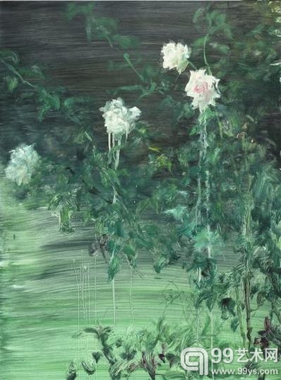 《杂花写生》2011年80×60cm布面油画