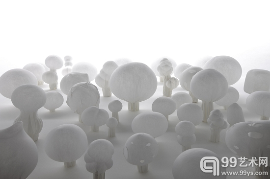 nendo设计的吹制织物