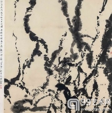 点击进入下一页 赵无极 《无题》-图片版权归原作者所有
