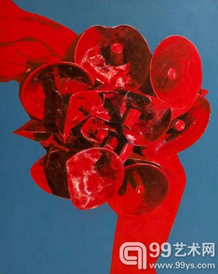 红喇叭系列09-油画-120×150cm-2010年