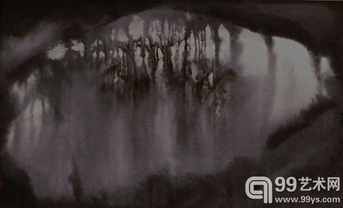 如一 / Ru Yi 无题 / No Titled 纸本水墨 / Water & ink on paper 2012