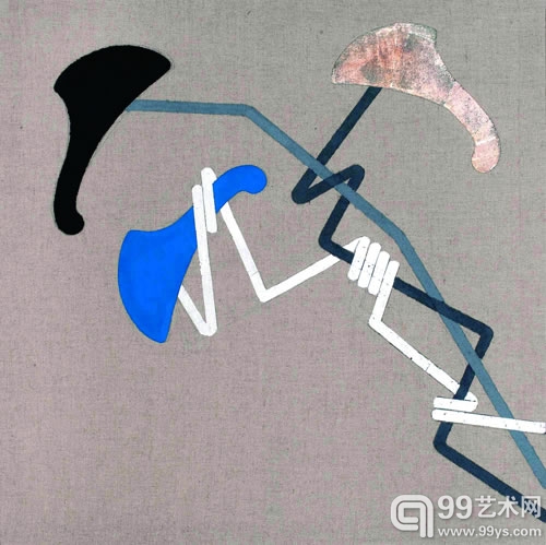 李飒 / Li Sa 2009- I -39 综合材料 / Mixed media 90×90 cm 2009