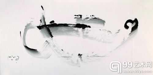 静岩 / Jing Yan 无间3 / CHAN NO.3 宣纸 / Rice paper 138×69 cm 2008-2010