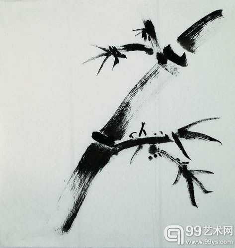 静岩 / Jing Yan 无间4 / CHAN NO.4 宣纸 / Rice paper 69×34.5 cm 2008-2010
