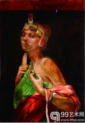 恩泽 · 莫泽斯 《Actualia》 Oil on canvas 71×50 cm 2008