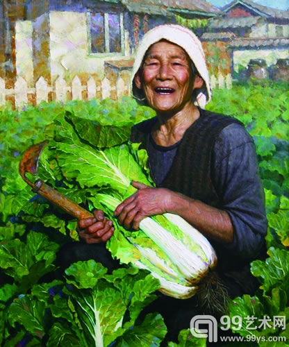 沈光哲 / Sim Gwang Chol 母亲 / Mother 布面油画 / Oil on canvas 92×112cm 2011 