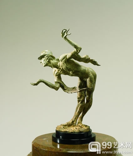 理查德 麦克唐纳 / Richard MacDonald 雨 / Rain 青铜雕塑 / Bronze 39×15×15cm