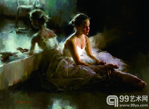潘仲武 / Stephen Pan 舞鞋 / Ballet Shoes 布面油画 / Oil on canvas 76×100cm 2011