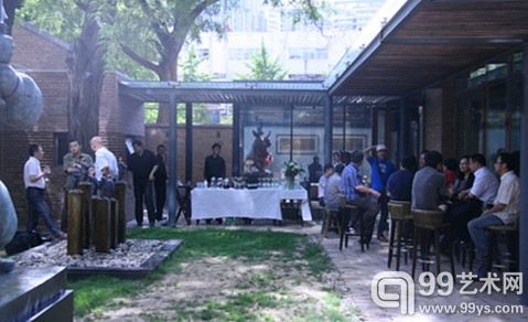 “非时—徐晨阳油画作品展”酒会现场