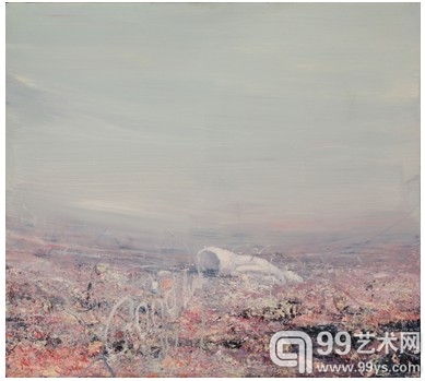 贾蔼力 《疯景》油彩布面 2008年80×100cm