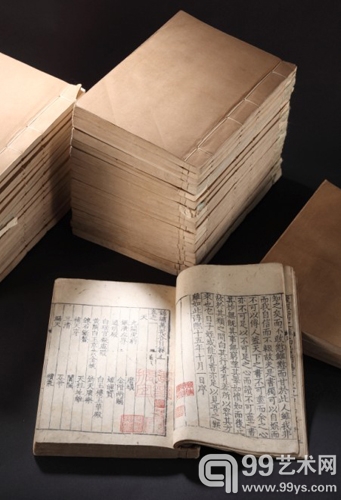 过云楼藏古籍善本一百七十九种（选《锦绣万花谷》前集四十卷24册后集四十卷16册）