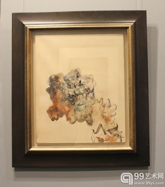 周春芽《石头》1995年   布面油画  60X50cm 估价RMB：500,000—600,000