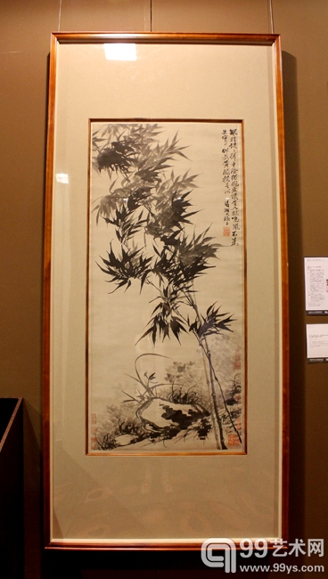 石涛 《兰竹当风》 纸本立轴   122×55cm RMB 22，000，000-25，000，000