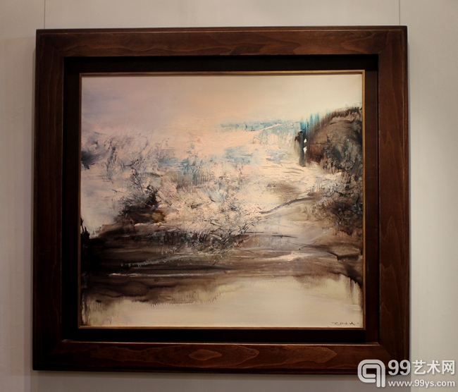 赵无极 《18.3.68》 1968年作 布面油画 95 x 105 cm