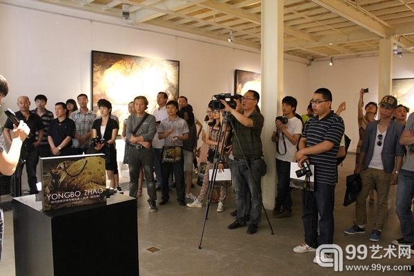 赵博（赵永勃）个展“时代的批评者和嘲讽者”开幕现场