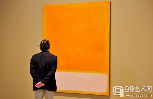 今年巴塞尔艺博会上展出的马克·罗斯科的大型抽象画作