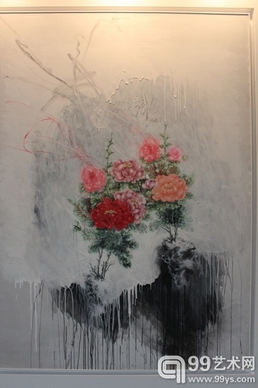 刘炜《就是花》布面油画，150×200cm，2003年