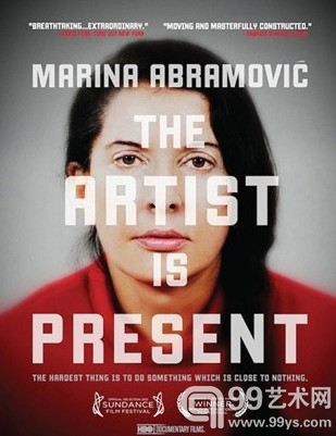 纪录片“Marina Abramovic: The Artist Is Present”的海报