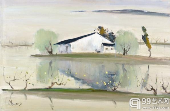 苏天赐（1922—2006）  春水  64×99cm  人民币800,000-1,200,000