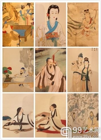 @马德光微博：谢稚柳评张大千人物画