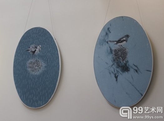 中法油画双人展展出作品