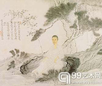 石涛自画像