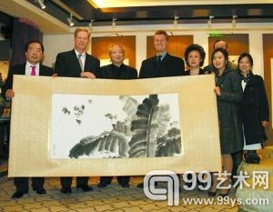 登上纽约时代广场的首位中国画家 