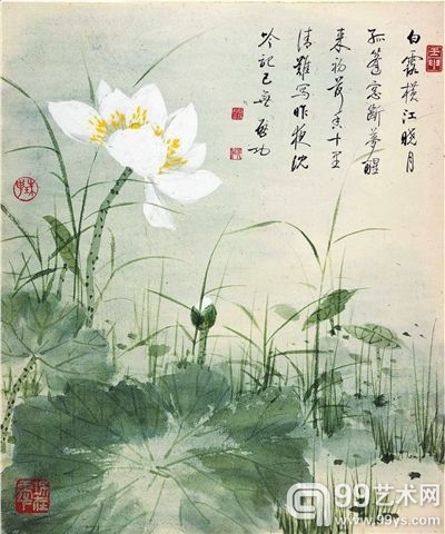 《荷香十里》1992年作