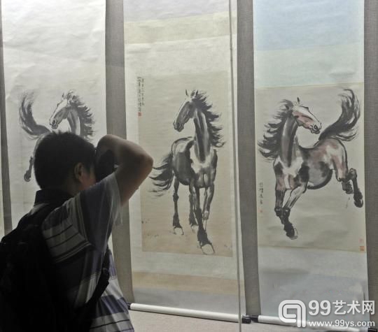 齐白石徐悲鸿真迹亮相贵州展厅面积最大博物馆 