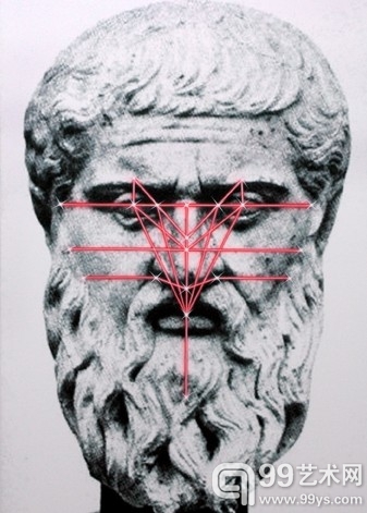 Plato with Biometric Overlay (2009)