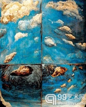 《去来之间#3》(Going and Coming#3),183×122cm ,布面油画,201